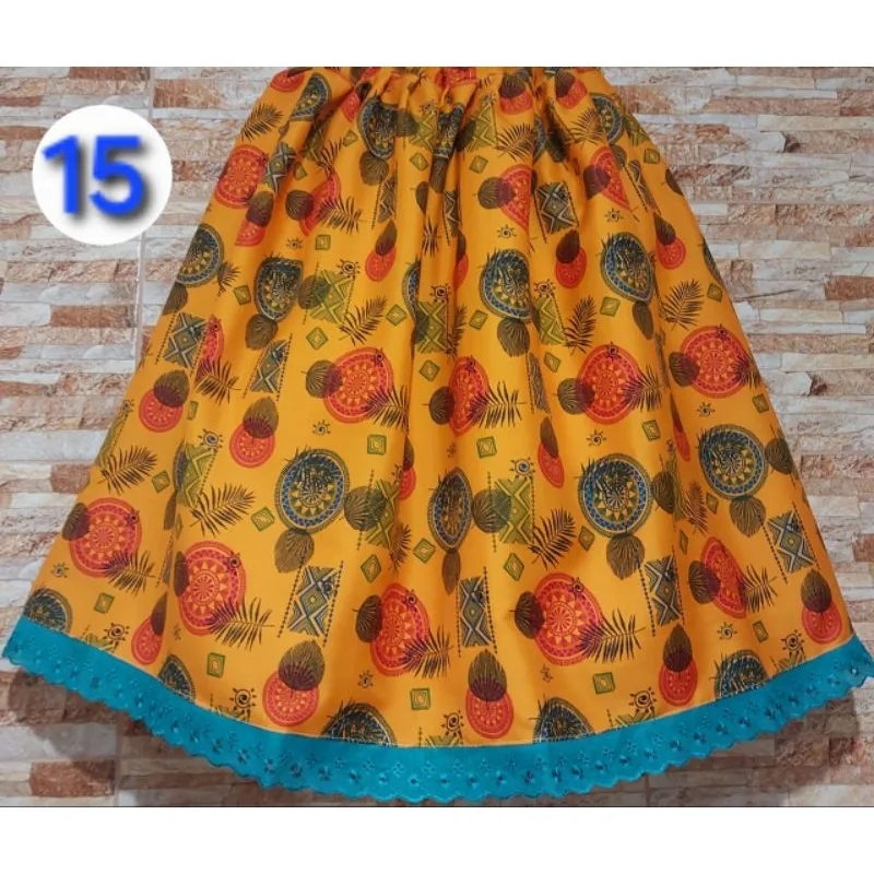 Saia umbanda e candomblé estampada 43