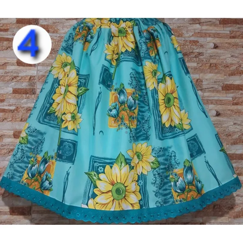 Saia umbanda e candomblé estampada 43