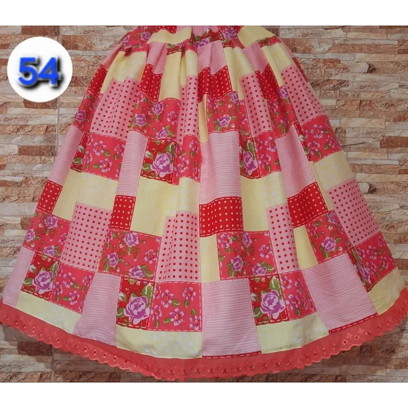 Saia umbanda e candomblé estampada 43