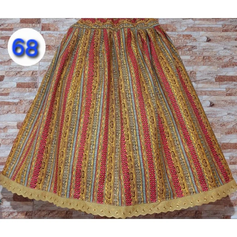 Saia umbanda e candomblé estampada 43