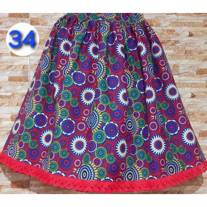 Saia umbanda e candomblé estampada 43