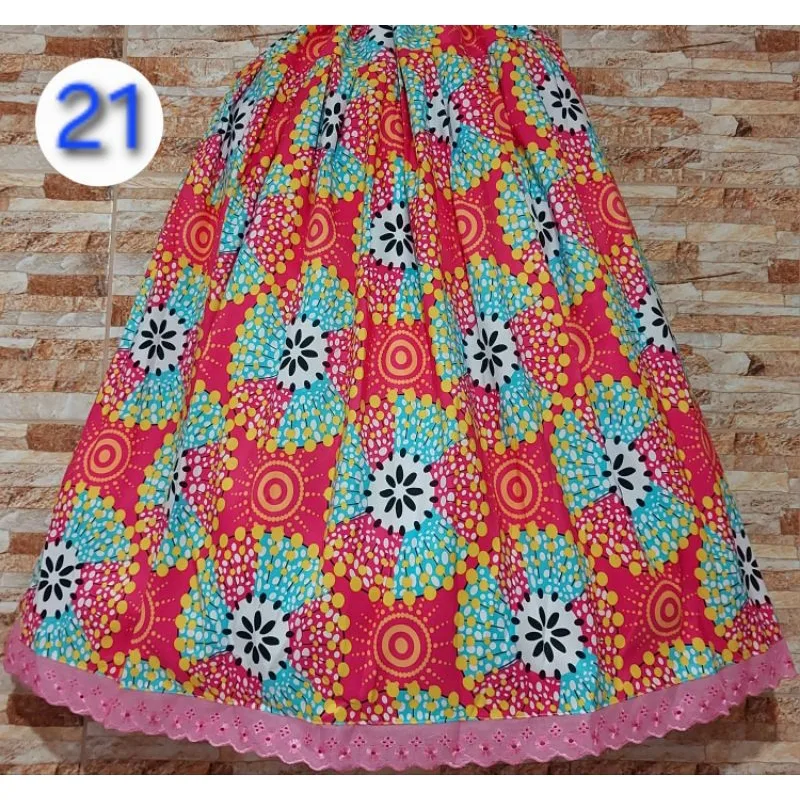 Saia umbanda e candomblé estampada 43