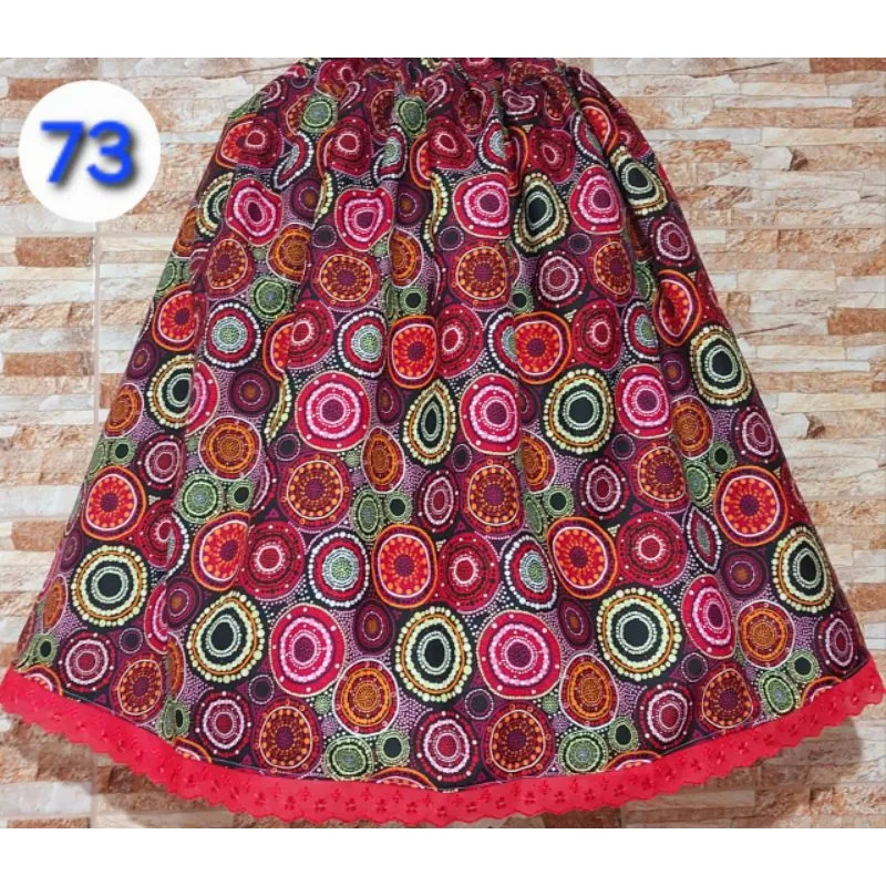 Saia umbanda e candomblé estampada 43