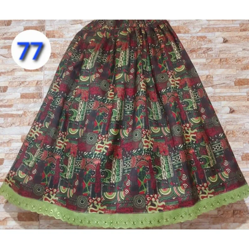 Saia umbanda e candomblé estampada 43