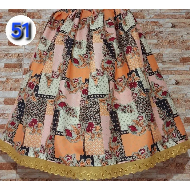 Saia umbanda e candomblé estampada 43