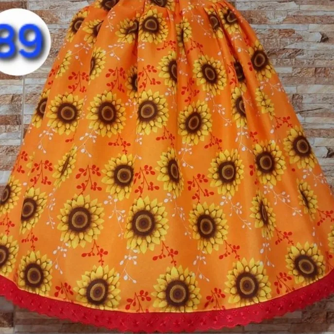 Saia umbanda e candomblé estampada 43
