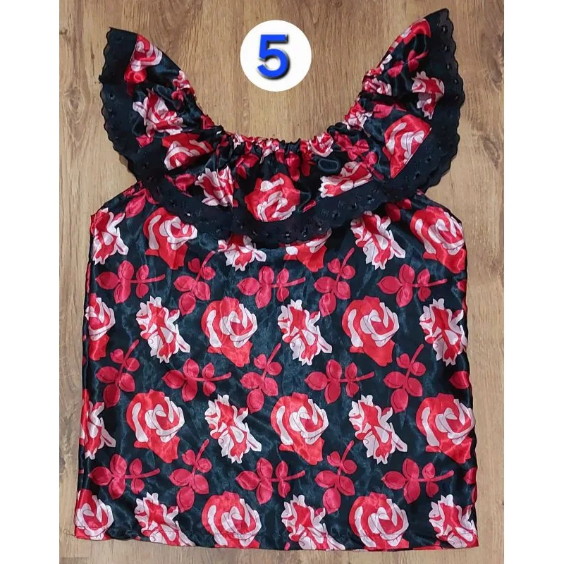 Blusa Pombo Gira em cetim Ciganinha
