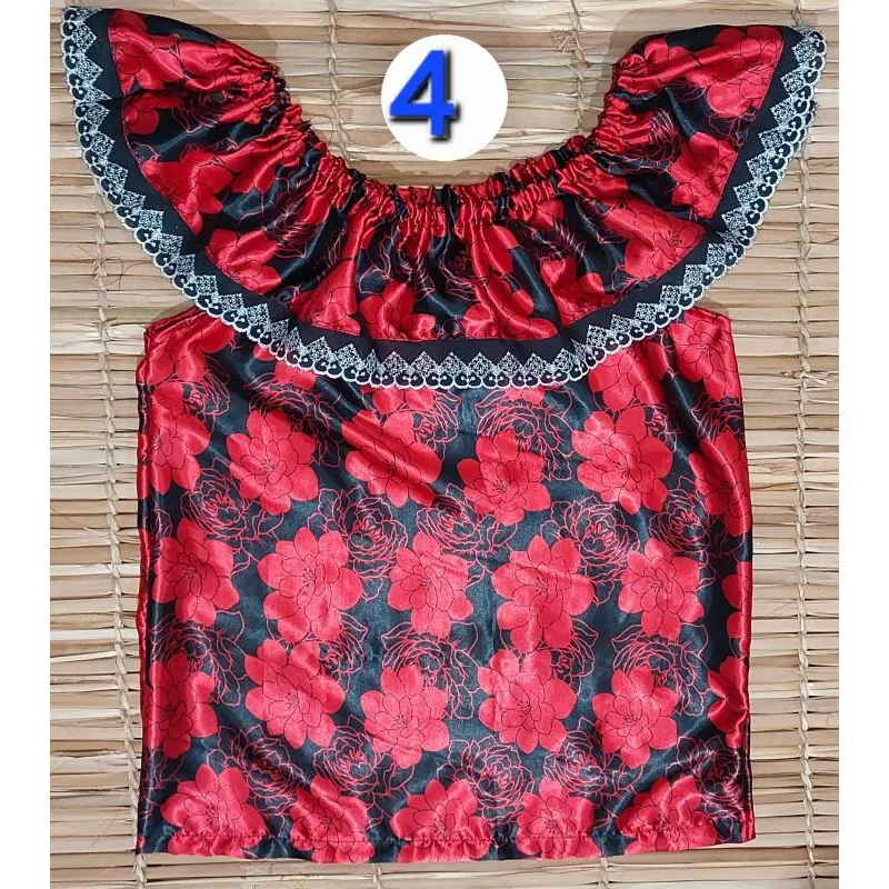 Blusa Pombo Gira em cetim Ciganinha
