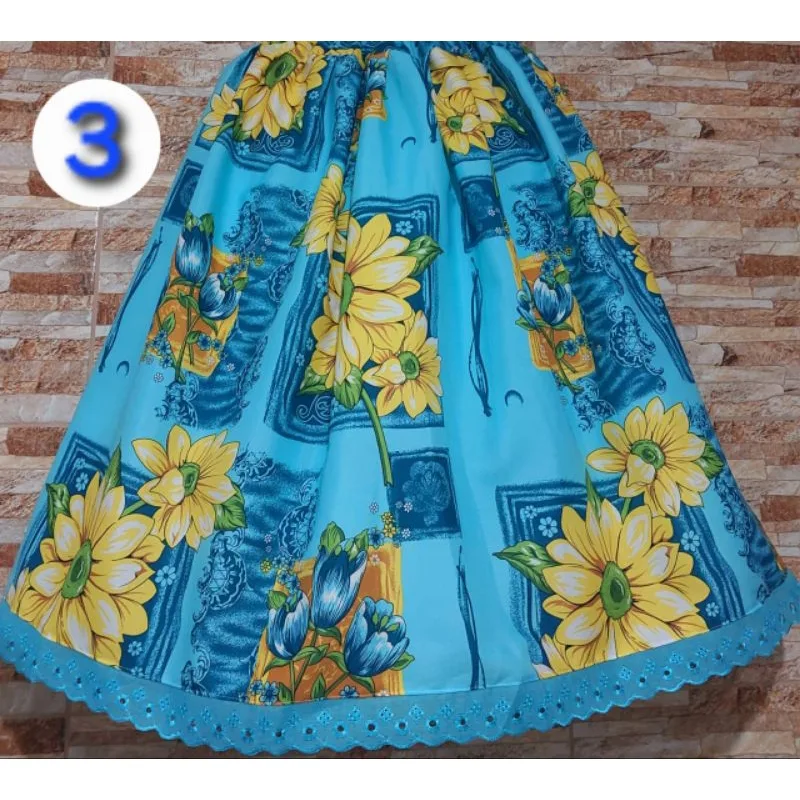 Saia umbanda e candomblé estampada 43