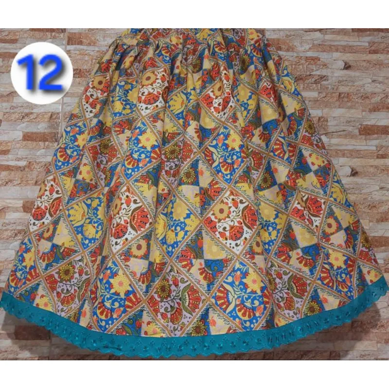 Saia umbanda e candomblé estampada 43