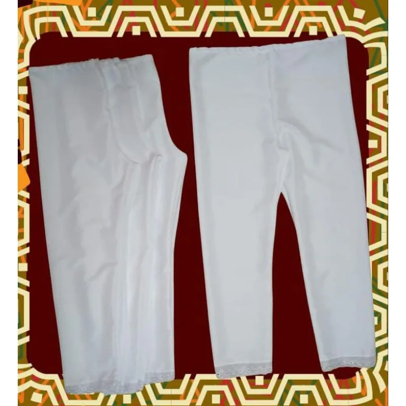 Calça umbanda e candomble 3/4 kit 3 unid