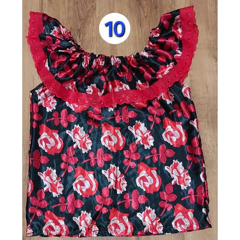 Blusa Pombo Gira em cetim Ciganinha