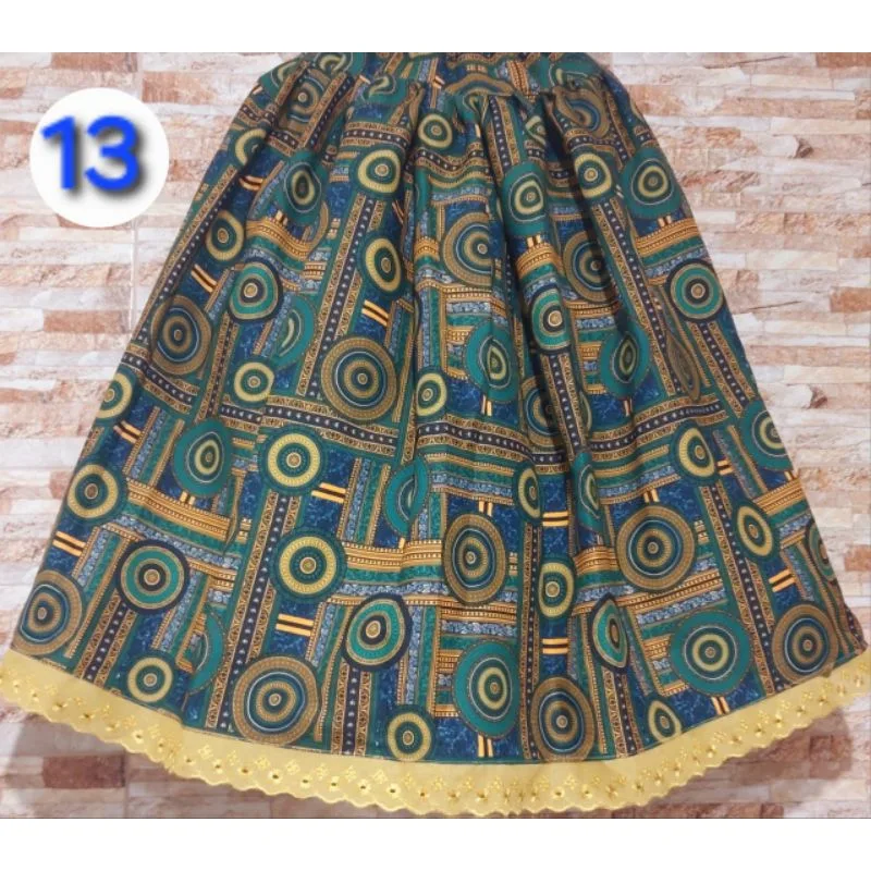 Saia umbanda e candomblé estampada 43