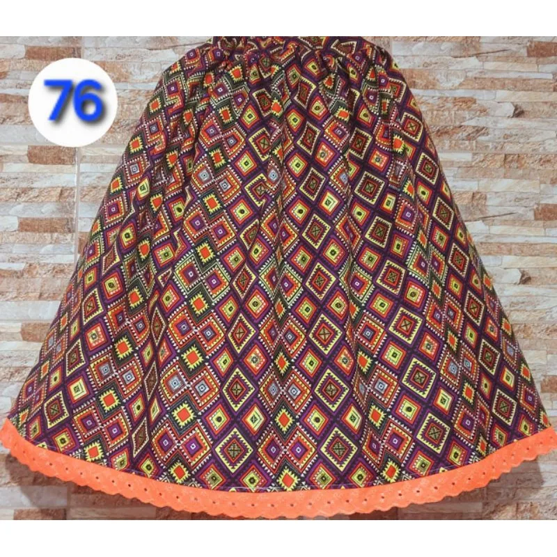 Saia umbanda e candomblé estampada 43