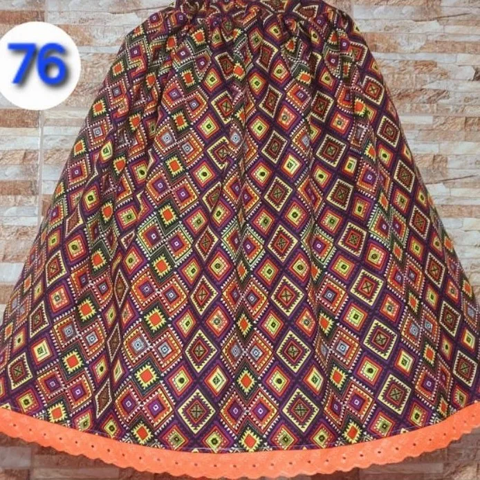 Saia umbanda e candomblé estampada 43