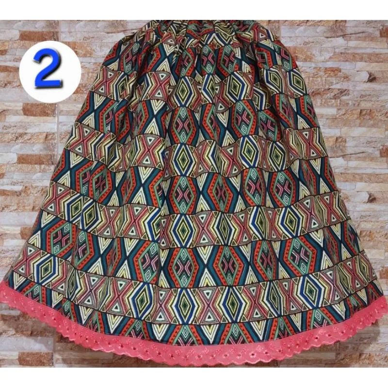 Saia umbanda e candomblé estampada 43