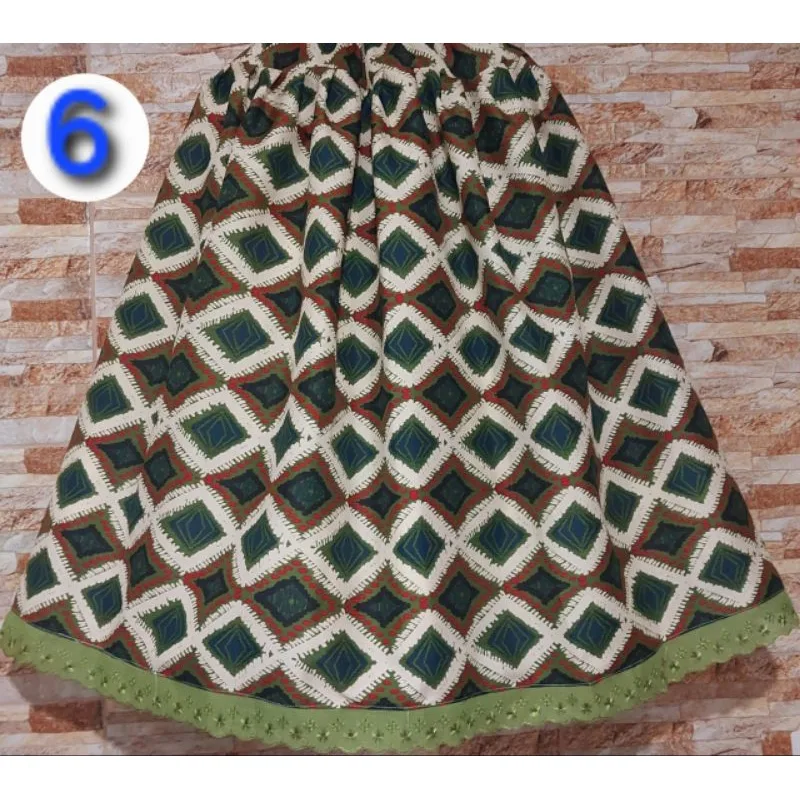 Saia umbanda e candomblé estampada 43