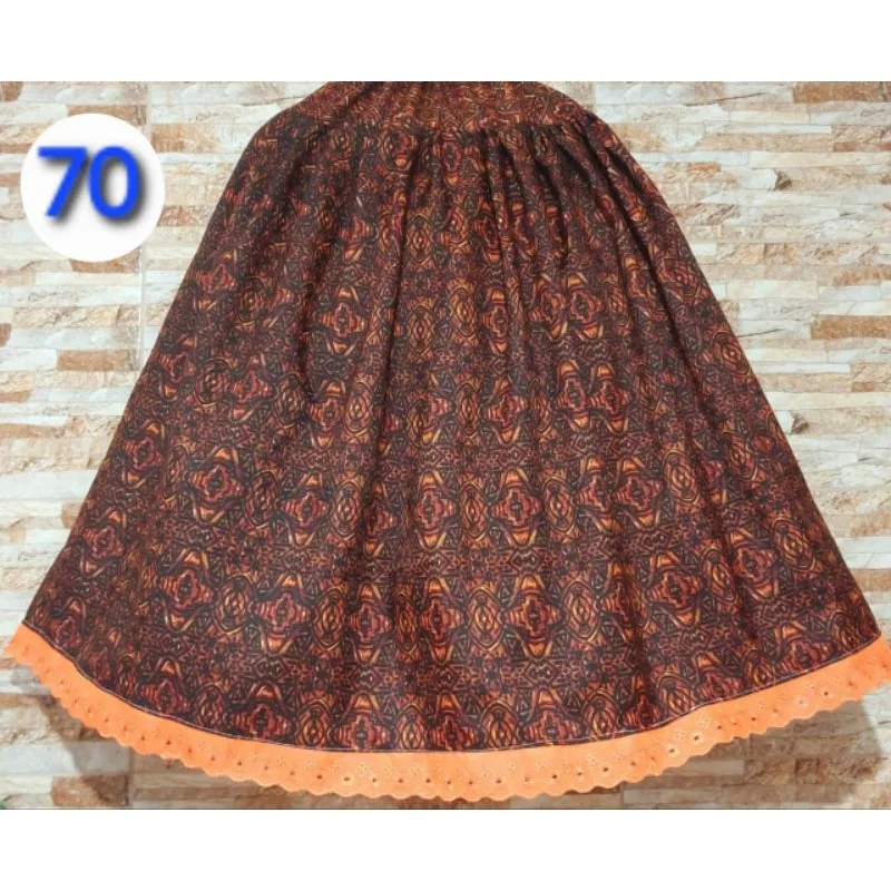 Saia umbanda e candomblé estampada 43