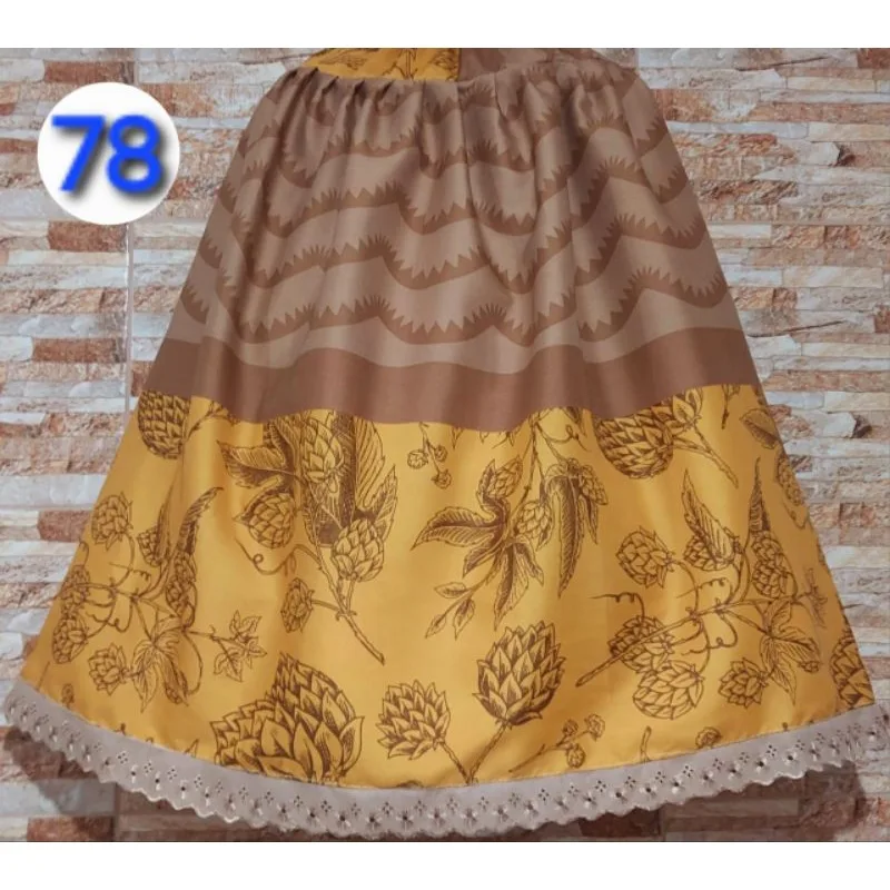 Saia umbanda e candomblé estampada 43