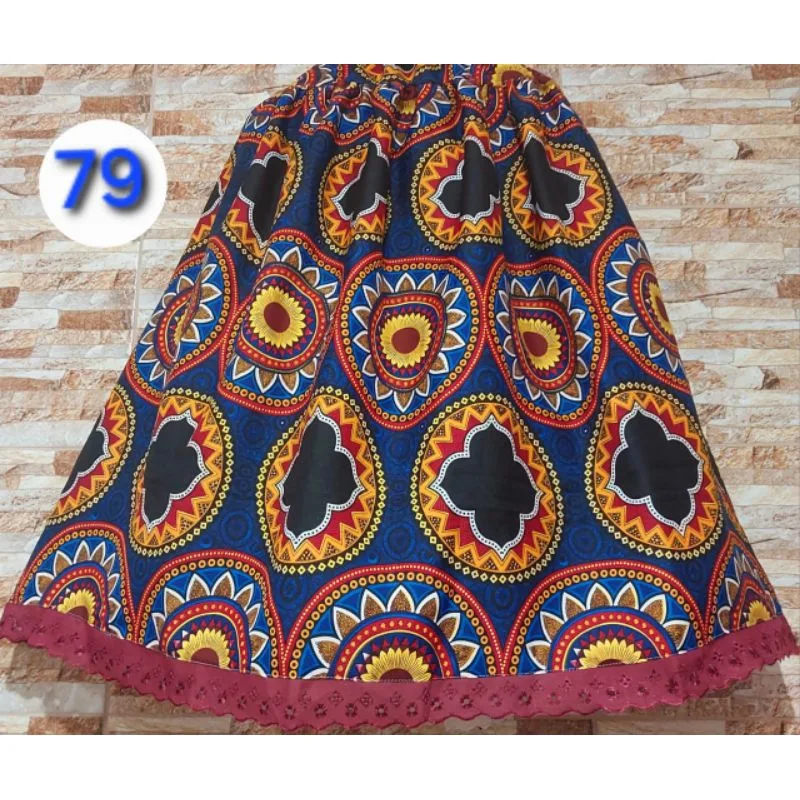 Saia umbanda e candomblé estampada 43
