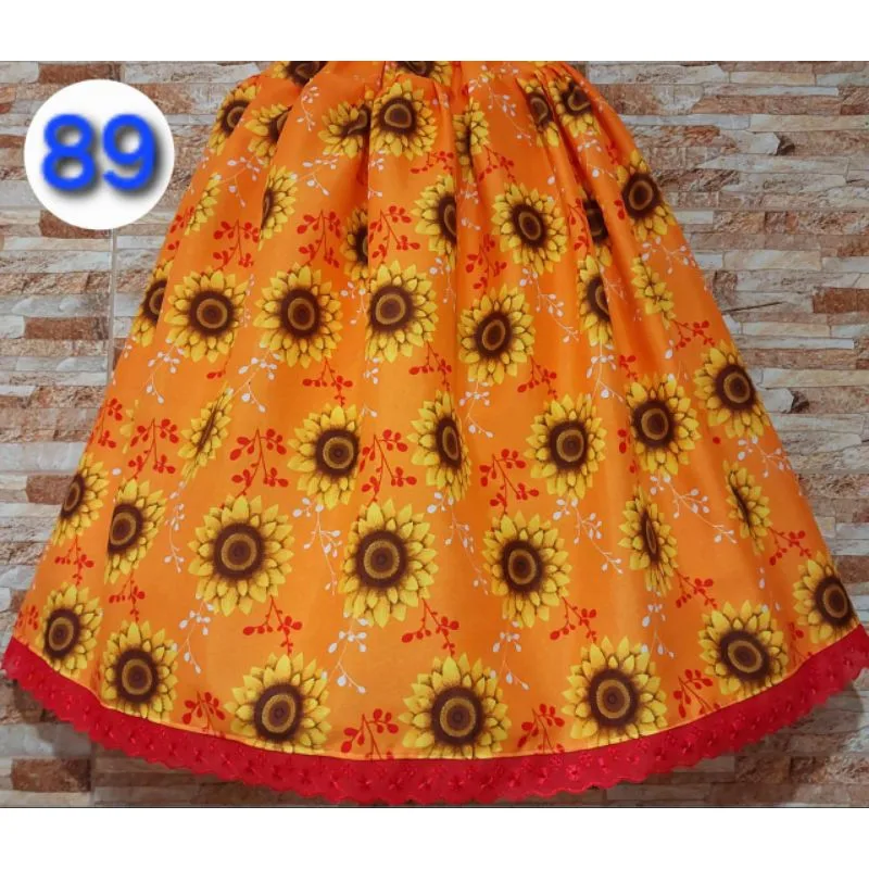 Saia umbanda e candomblé estampada 43