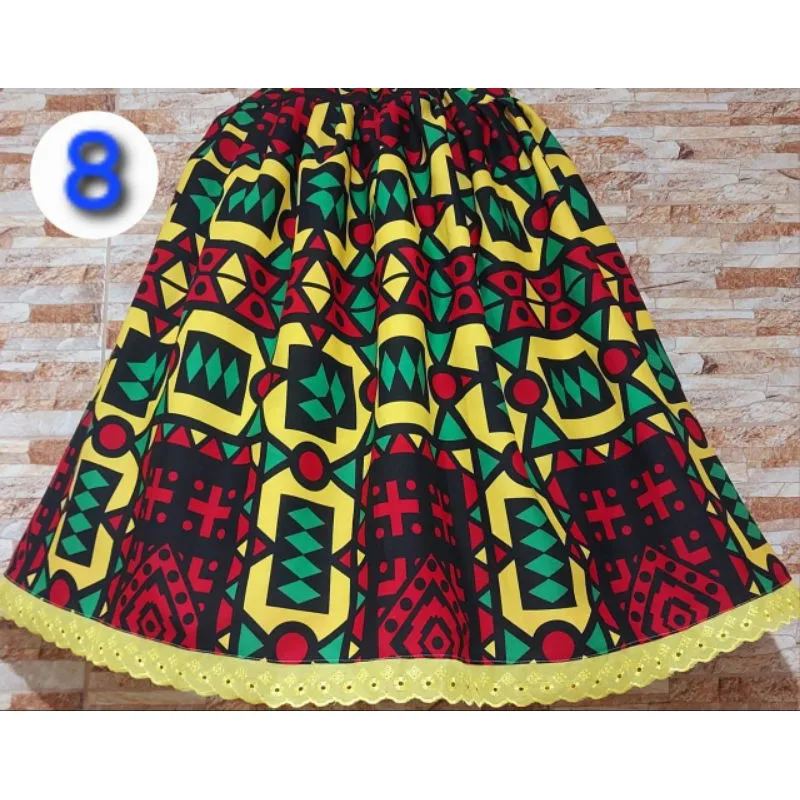 Saia umbanda e candomblé estampada 43