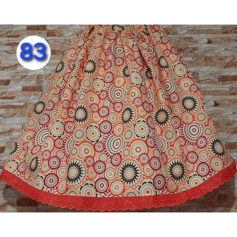 Saia umbanda e candomblé estampada 43