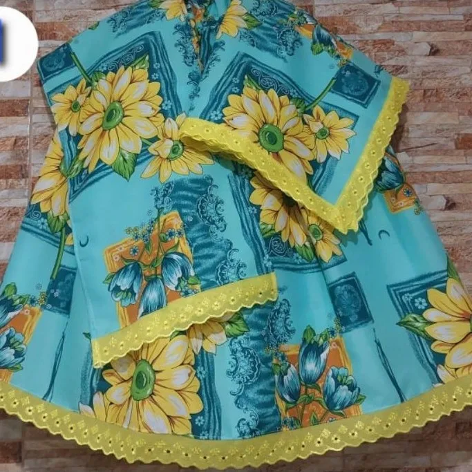 Saia umbanda e candomblé 3 peças