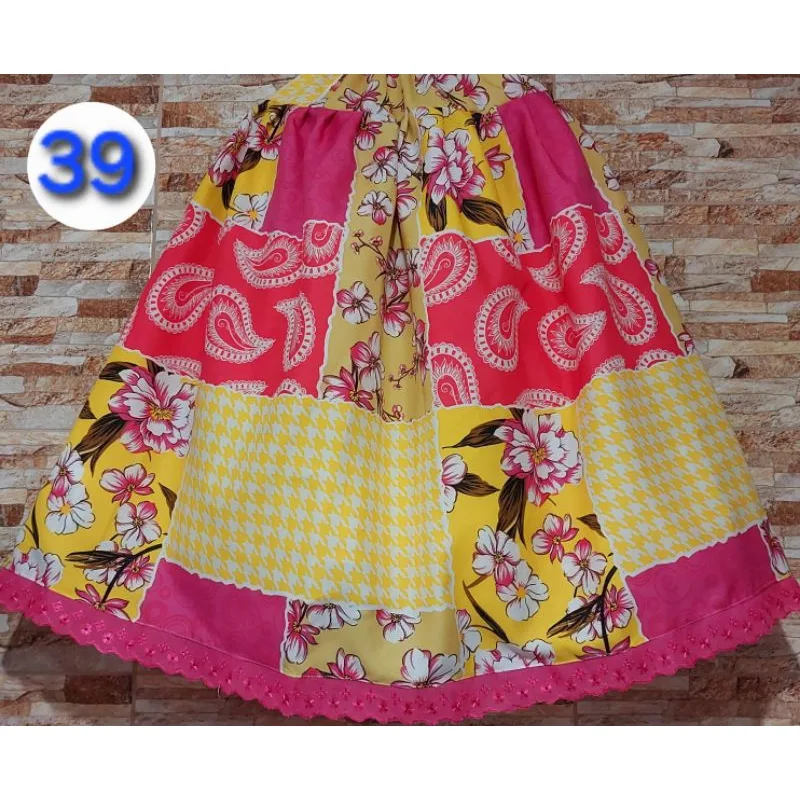 Saia umbanda e candomblé estampada 43