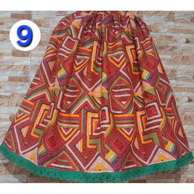 Saia umbanda e candomblé estampada 43