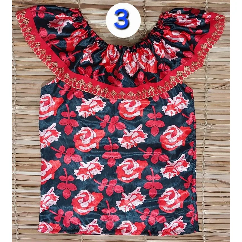 Blusa Pombo Gira em cetim Ciganinha